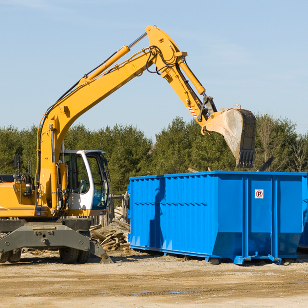 can i pay for a residential dumpster rental online in Gunbarrel